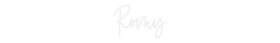 Custom Neon: Romy