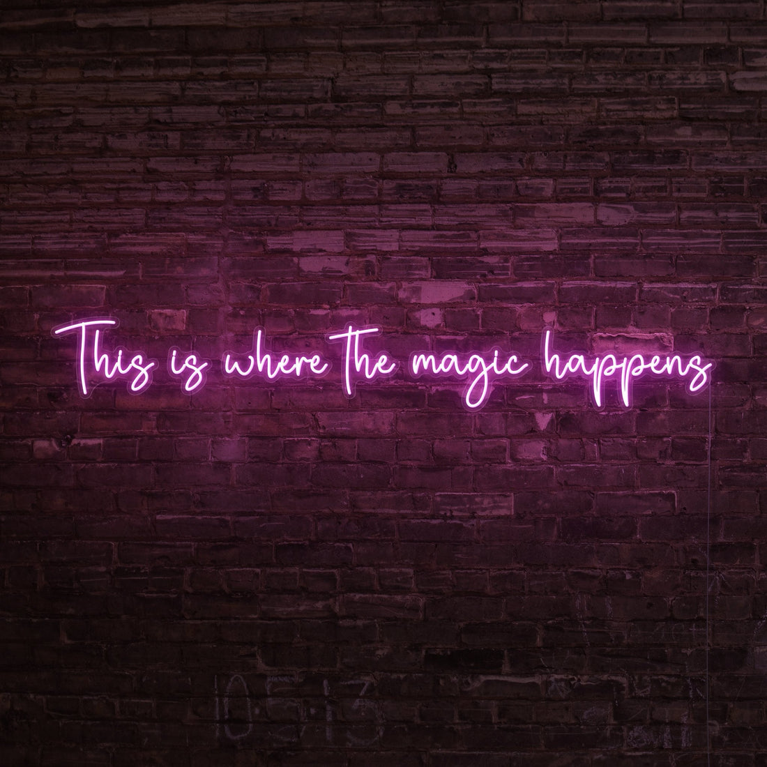 This Is Where The Magic Happens Neon Sign