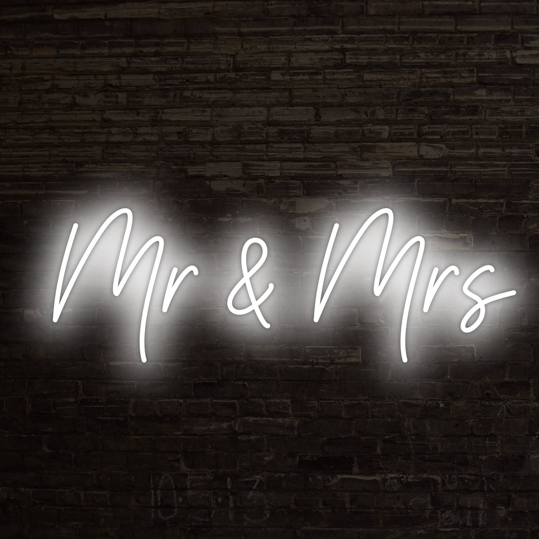 Mr and Mrs Neon Sign