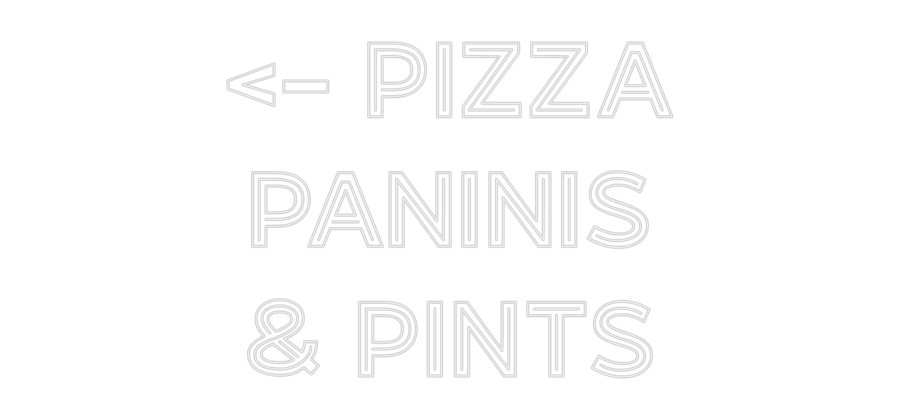 Custom Neon: <- Pizza
Pan...